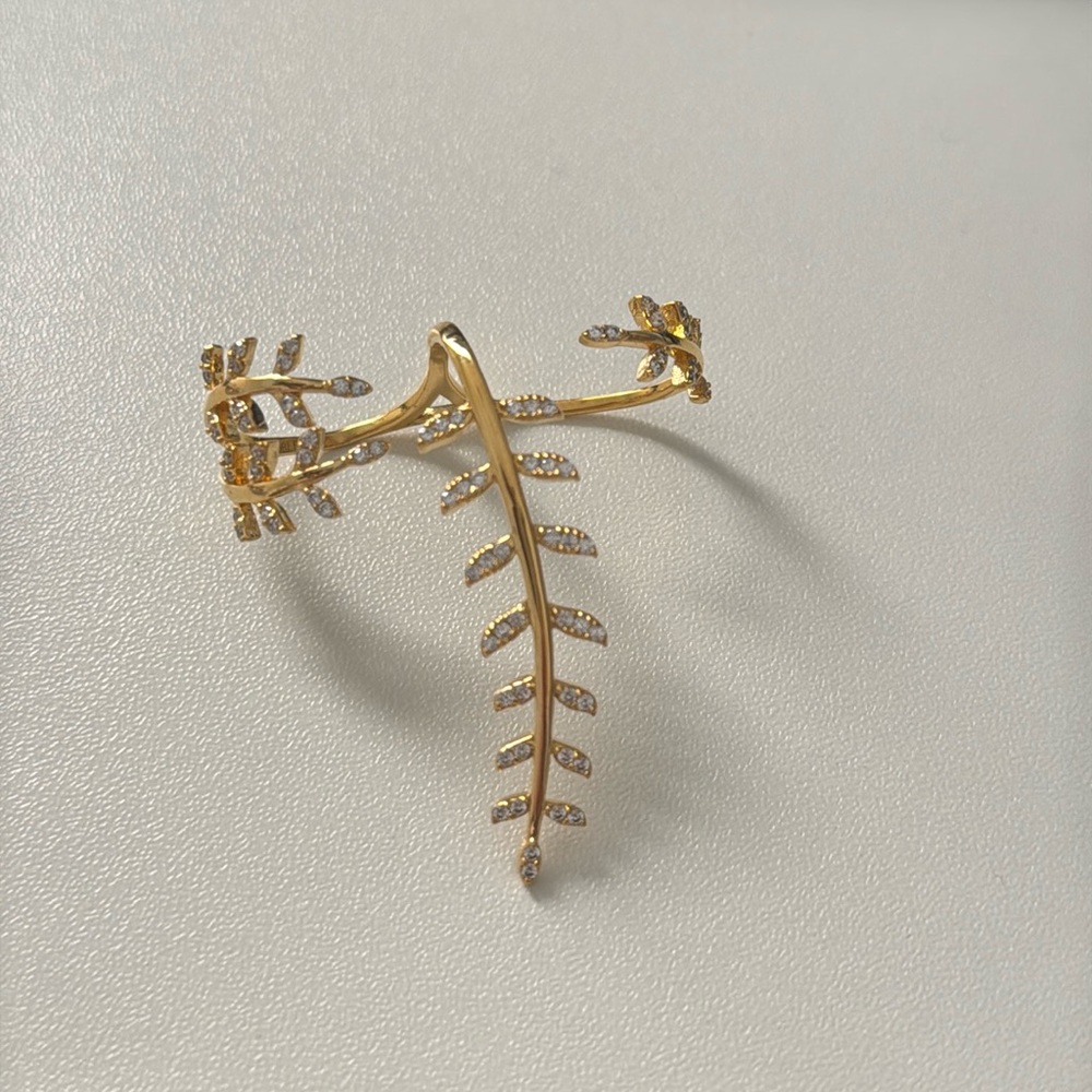 BAUBLEBAR RING - gold peacemaker ring